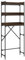 vidaXL 3-Tier Washing Machine Shelf - Bathroom and Laundry Storage Solution, Durable Engineered Wood and Metal, Space-Saving Design in Brown Oak – 67x25x163 cm