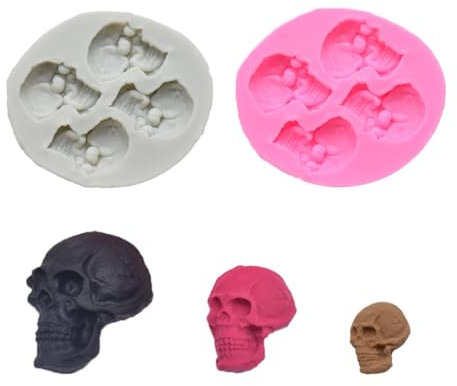 VeEthi Silikonbackform 4Pcs Fondant Kuchen Form Ultra Leichte Ton Dessert Schokolade Silikonform