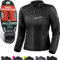 SHIMA Mixte Rush 2.0 Combinaison Moto, Femme Veste/Regular/Noir, S EU