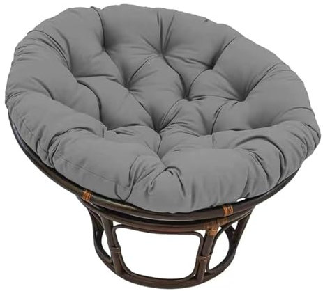 Papasan Kissen, Papasan Sitzkissen Polster Bodenkissen für Schwenksessel Hängesessel Kissen für Korbsessel Garten Stuhlauflag Schaukelkissen für Die, Swing Chair Kissen, Kissen für Hängesessel(Color:G