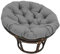 Papasan Kissen, Papasan Sitzkissen Polster Bodenkissen für Schwenksessel Hängesessel Kissen für Korbsessel Garten Stuhlauflag Schaukelkissen für Die, Swing Chair Kissen, Kissen für Hängesessel(Color:G
