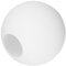 CRILSTYLEO Abat-jour Globe Blanc Verre Mâté Abat-jour Rond Texturé pour Plafonnier Décoration pour Chambre et Salon