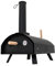 Four à Pizza d’Extérieur Classique ⌀ 30cm – Multi-Combustible Bois Charbon Granulés – Double Paroi – Thermomètre Intégré – Pizzas Authentiques sur Pierre – Cuisson 60s 400°C [INCLUS Pelle & Pierre]
