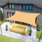 Sunnylaxx 2x4m Sable Voile d’ombrage Rectangulaire, HDPE Triangulaire Voile ombrage Une Protection des Rayons UV à 95%, pour en Plein air, Jardin & Terrasse