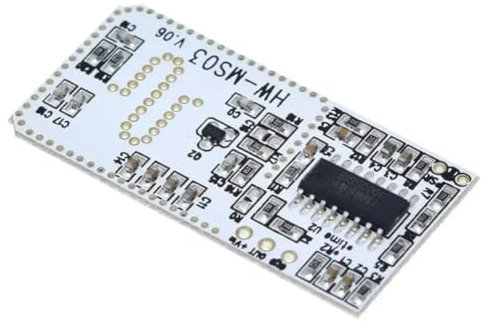 Mauedest Hochleistungs-Bewegungsmelder -MS03 2,4 GHz bis 5,8 GHz Mikrowellen-Radar menschlicher Körper Induktion PIR-Schaltermodul für Heimwerker