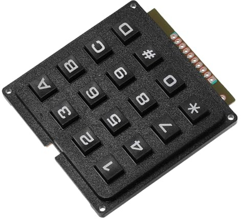 Healifty Tastaturmodul 16 Tasten Industrietastatur für Mcu Mikrocontroller Robustes Schalter Array für Industrielle Anwendungen Kompatibel mit Arduino