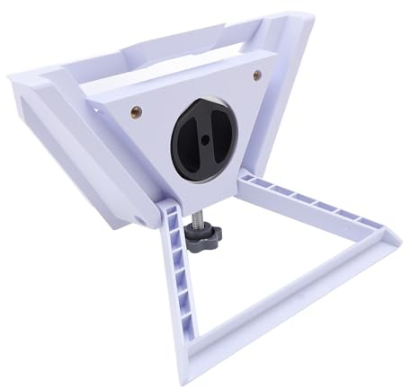 Bewinner Adaptateur D'antenne Parabolique Léger 2 en 1, Support D'antenne Parabolique avec Adaptateur 1/4 Pouces pour Toit de Voiture