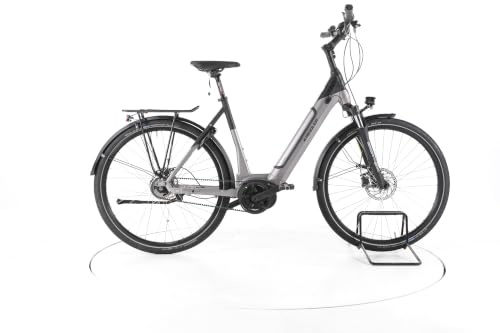 Kreidler E Bike Eco 8 + City E-Bike Damen Herren 28 Zoll Elektrofahrrad, Bosch 60 Nm 500 Wh, 5 Gänge, Hydraulische Scheibenbremse 176-184 cm grau (Generalüberholt)