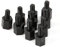 100 Stück M3 Male Female Hex Distanzhalter Männlich Weiblich schwarz Nylon, Sechskan Abstandshalter Sortiertes Set 6 mm + 6 mm
