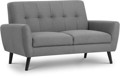 Julian Bowen Monza 2-Sitzer-Sofa, Grau