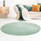 Taracarpet Kurzflor-Designer Uni Teppich extra weich fürs Wohnzimmer, Schlafzimmer, Esszimmer oder Kinderzimmer Gala Mint grün 120x120 cm rund