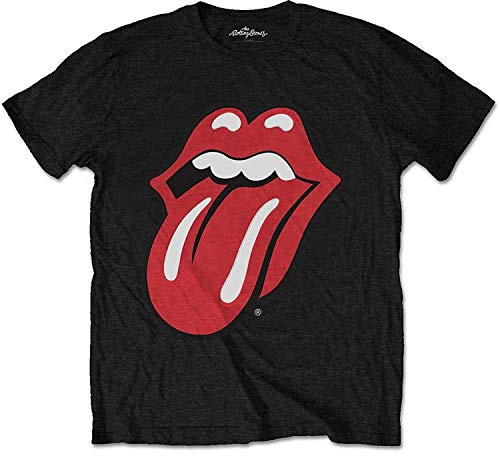 T-Shirt # M Kids Black # Classic Tongue