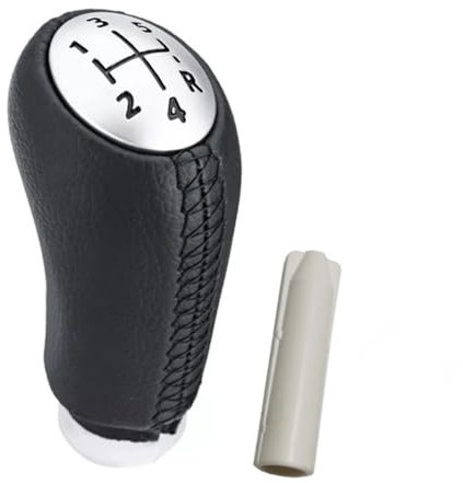 Viviance 5 Speed Gear Shift Knob Pu Leder kompatibel mit Renault Laguna Megane 2 Clio 3 03-09