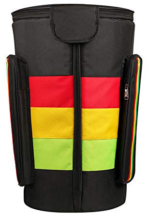HOMDREAM Djembe Drum Bag Tragbare wasserdichte Schwarze Schulter Afrikanische Trommel Tragetasche Rucksack Geeignet Für 13-Zoll-Trommel