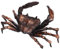 Biitfuu Tierstatue Innovative Krabbenform Kupfer Skulptur Ornament für Home Office Coffee Bar Dekoration