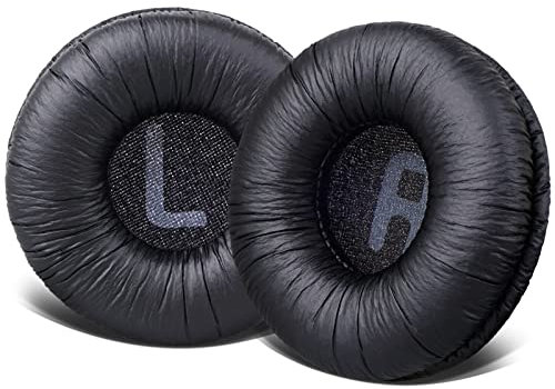 WEWOM Ersatz Ohrpolster kompatibel mit JBL T450, T450BT, T500BT, TUNE 600BTNC Kopfhörer | Schwarz