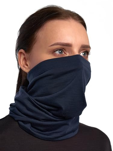 Merino.tech Unisex Merino Schlauchschal Herren & Damen Multifunktionstuch | Geruchshemmend, Atmungsaktive Loop Schal, Halswärmer, Kratzfrei, Schnelltrocknend, Nackenwärmer, Ski, Fahrrad, Laufen