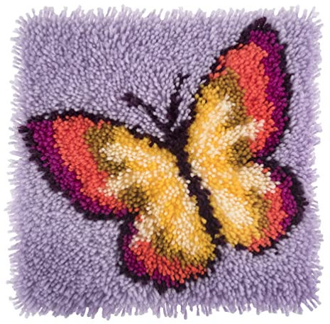 Trimits Latch Hook Kit, Butterfly, 30 x 30cm GCK099