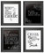 Hocus Pocus Halloween-Kunstdrucke – Set mit vier Fotos, 20,3 x 25,4 cm, Wandkunstdrucke, Badezimmer, Heimdekoration, Halloween-Dekorationen – ungerahmt (Hocus Pocus Halloween Kunstdrucke)