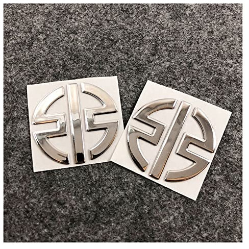 Decorel Adesivi del Serbatoio del cisterna di Decalcomania del Motociclo 3D Emblem Logos Adatti for Kawasaki H2 Ninja H2R Z125 Z250 Z300 Z400 Z650 Z750 Z900 Z800 ZX-6R ZX10R (Color : Dark Grey)