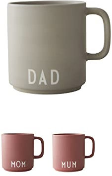 Design Letters Tasse à Café | Idée Cadeau Homme & Femme | Mug en Porcelaine pour Anniversaire, Mariage, Couple | Décoration Tableau | Tasse Cappuccino 250 Ml