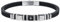 Luca Barra Bracciale Uomo. Bracciale in Silicone Nero con Elementi in Acciaio e IP Nero e Rosa dei Venti. Bracciale di Rosa dei Venti Lunghezza: 21 cm. La referenza è BA1489
