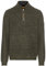 camel active Herren Stricktroyer aus Baumwollmix Dunkelgrün, Menswear-XL