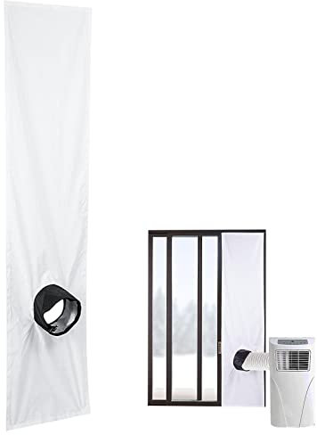 Kit De Ventilación De Ventana De CA Portátil - Kit De Placas De Sellado De Ventana De Aire Acondicionado, Kit De Ventilación De Ventana De CA Con Sello Ajustable | Paño Impermeable Del Sellado Del
