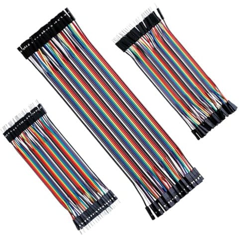 120pin Jumper Wire 40x 10cm、40x 20cm, Male to Female,Male to Male, Female to Female Jumper Wires Breadboard, Kabel Steckbrücken 28AWG Drahtbrücken für M2M/F2M/F2F Arduino