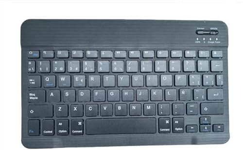theoutlettablet® Teclado Bluetooth (inalambrico) Compatible con Tablet Samsung Galaxy Tab S6 Lite/Tab A9+ / Tab S9 FE/Tab S9
