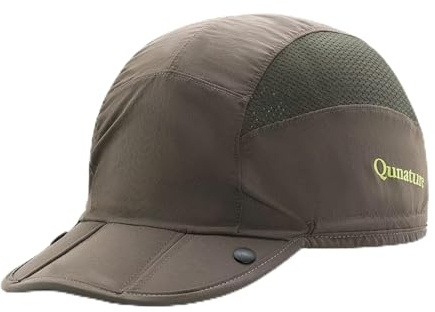 Qunature Gorro Plegable de Ciclismo UPF50+ para Hombre Mujer, Sombrero Transpirable Bajo Casco para Béisbol Running Senderismo Pesca Deporte al Aire Libre