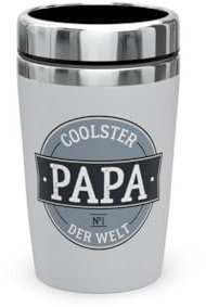 LaVida Zeit für Dich Edelstahl Thermobecher to go 250 ml Coolster Papa