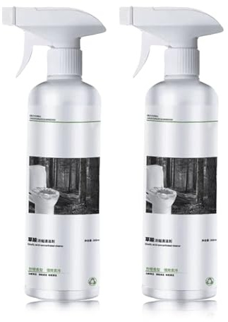 Mehrzweck-Oxalsäure Reiniger 300ml, Oxalsäure-Fleckenentfernungsspray, Wc Reiniger Extra Stark, Wc Foam-Reiniger-Spray, Toilet Bowl Cleaner, Kalkentferner Gegen Kalk & Schmutz (2)