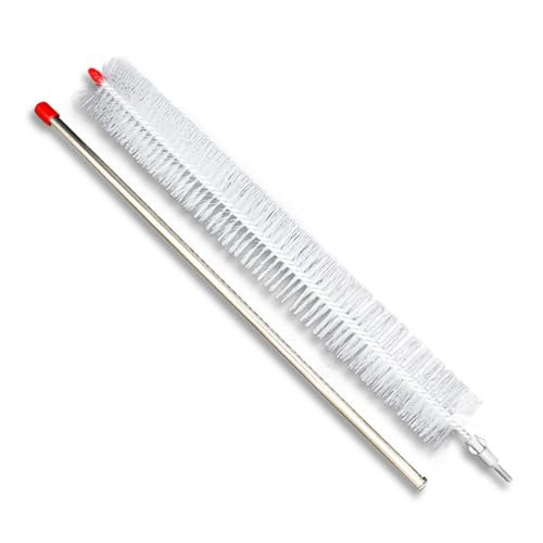 Pinsel Der Verlängerten Griffwaschmaschinenreinigung Mit Edelstahlstange Für Trocknungsöffnungen Und Auspuffanschluss