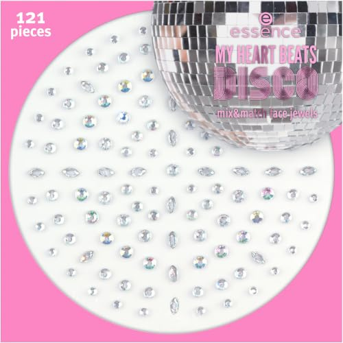 Essence Cosmetics Bijoux Visage, Scintillant (121Pcs) (Lot de 2)