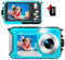 Digitalkamera, YISENC 4K Unterwasserkamera, 64MP Autofokus 33FT Digitalkamera wasserdichte mit 32GB Karte, Dual-Screen Selfie 1250mAh Batterie, 16X schwimmfähig Digital für Schnorcheln