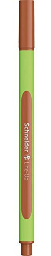 Schneider Set 5 Filzstifte Fineliner Line-Up 04 Mahagoniholz braun