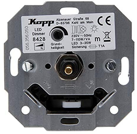 Kopp 844600183 LED-Dimmer Druck-Wechsel 5-150 W