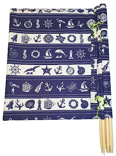 Windschutz 8m x 80cm f. Strand Garten See Meer SICHTSCHUTZ Blickschutz (2. Streifen + Anker)