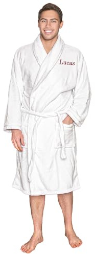 aztex Personalised So Soft Bathrobes, Multiple Colours and Sizes