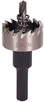 Utoolmart Foret de scie-cloche en acier rapide HSS de 27 mm de diamètre d'ouverture - Lame de coupe de 20 mm de profondeur de coupe pour acier inoxydable, plaque de fer, cuivre