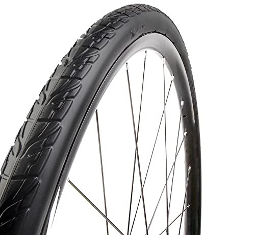 Tannus 100% Pannenschutz-Reifen 700x32c (32-622) Airless Tire Shield | Solider Urban/Trekkingrad, Farbe Midnight (Schwarz), Härte Regular