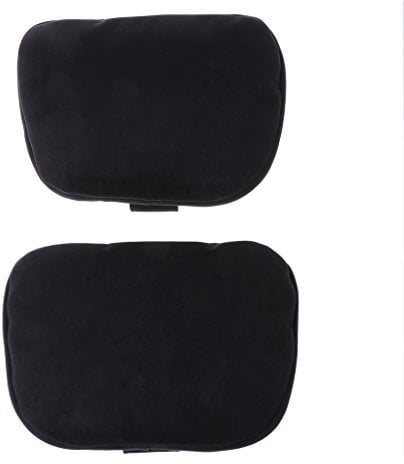 2 Stück Auto Nackenkissen,Kopfstütze Für Autositz,Auto Kopfstütze S-Klasse Ultra Soft Kissen (Schwarz)
