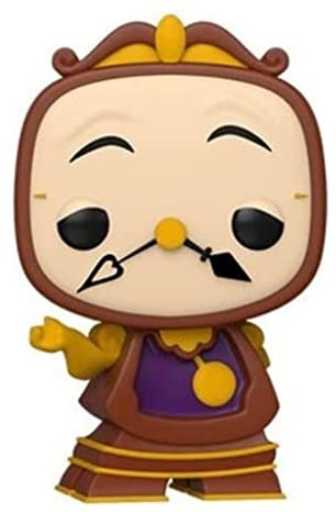 Funko Pop! Disney: Beauty And The Beast - Cogsworth - la Bella y la Bestia - Figura de Vinilo Coleccionable - Idea de Regalo- Mercancia Oficial - Juguetes para Niños y Adultos - Movies Fans