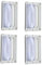 Louu 4pcs for Lg washing machine accessories filter bag LG 5231FA2239N-2S.W.96.6 washing machine filter box