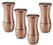 4 Pieces Furniture Legs Adjustable Metal Table Legs Furniture Feet European-Style Aluminum Cabinet Feet Couch Legs Sofa Desk Legs Replacement Furniture Support Legs Rose Gold (10cm)