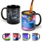 MUGKISS 12oz Color Changing Mug, Magic Starry Night Ceramic Heated Coffee Mug, New for Family Friends and Lovers