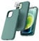 TOCOL Silicone for iPhone 12 Case 6.1-Inch, Liquid Silicone Multi-Color Slim Silky-Soft Touch Anti-Scratch Shockproof Protective Phone Cover, Midnight Green