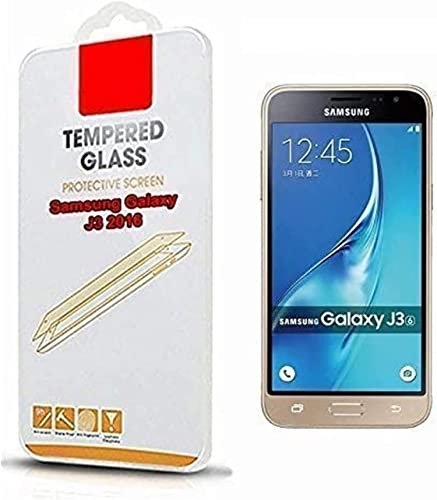 Pour Galaxy J3 2016 Verre Trempé Téléphone Portable Écran Protecteur 9H Solidité Anti Rayure Cristal Transparent Compatible Avec