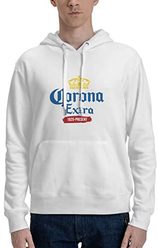 DJNGN Kompatibel mit Corona Herren Pullover Extra Hoodies Langarm Lässig Sport Sweatshirt Winter Warmes Top mit Tasche für Männer Frauen Teenager Geschenk